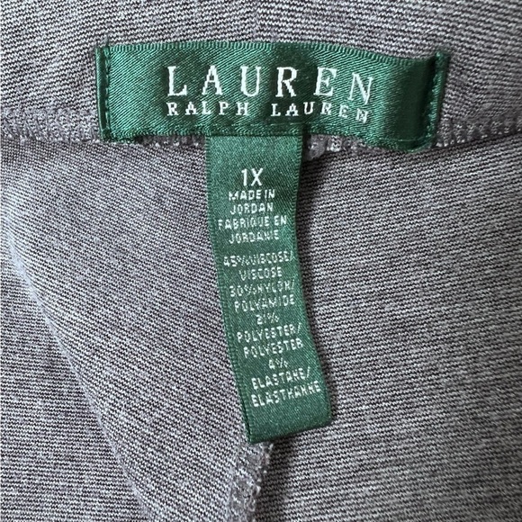 Lauren Ralph Lauren Grey Straight Leg Trousers Size 1x - Picture 7 of 9